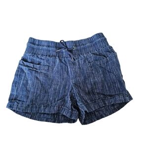 Athleta Blue Striped Casual Shorts Womens Size 2